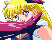 Sailor Venus Tries to Repel Several Daimons