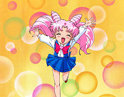 Sailor Moon Remembers Chibi Usa in Happier Times