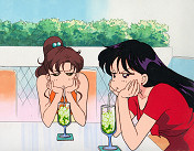 Grumpy Makoto and Rei