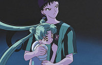 Seiya Holds Usagi Close