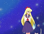 Minako Makes an Appearance with Artemis