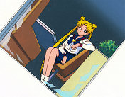 Sad Usagi in Deep Thought