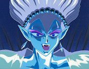 Surprised Snow Queen Kaguya